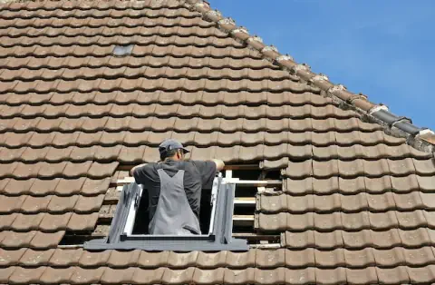 Pose de velux - Sayat